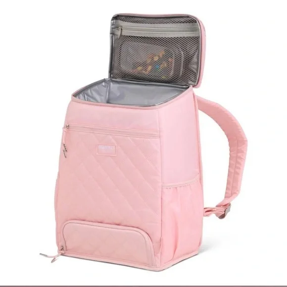 Igloo Pink Quilted Cooler Backpack - Picture 11 of 11
